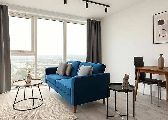 Modern 1-Bed Flat - Icon Tower - New Build In One West Point