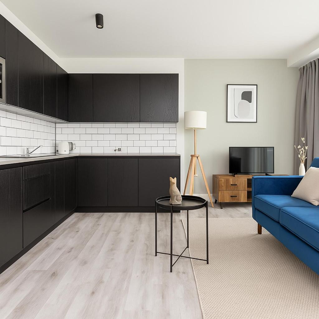 Appartement Modern 1-bed Flat - Icon Tower - New Build In One West Point *